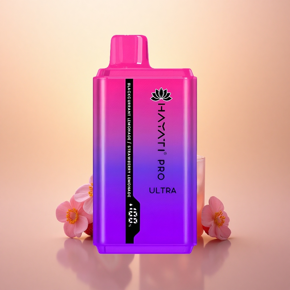 Hayati Pro Ultra 15000 Puffs Blackcurrant Lemonade Strawberry Lemonade 850mAh 24ml