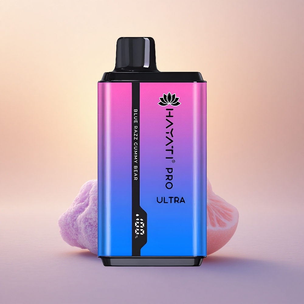 Hayati Pro Ultra 15000 Puffs Blue Razz Gummy Bear 850mAh