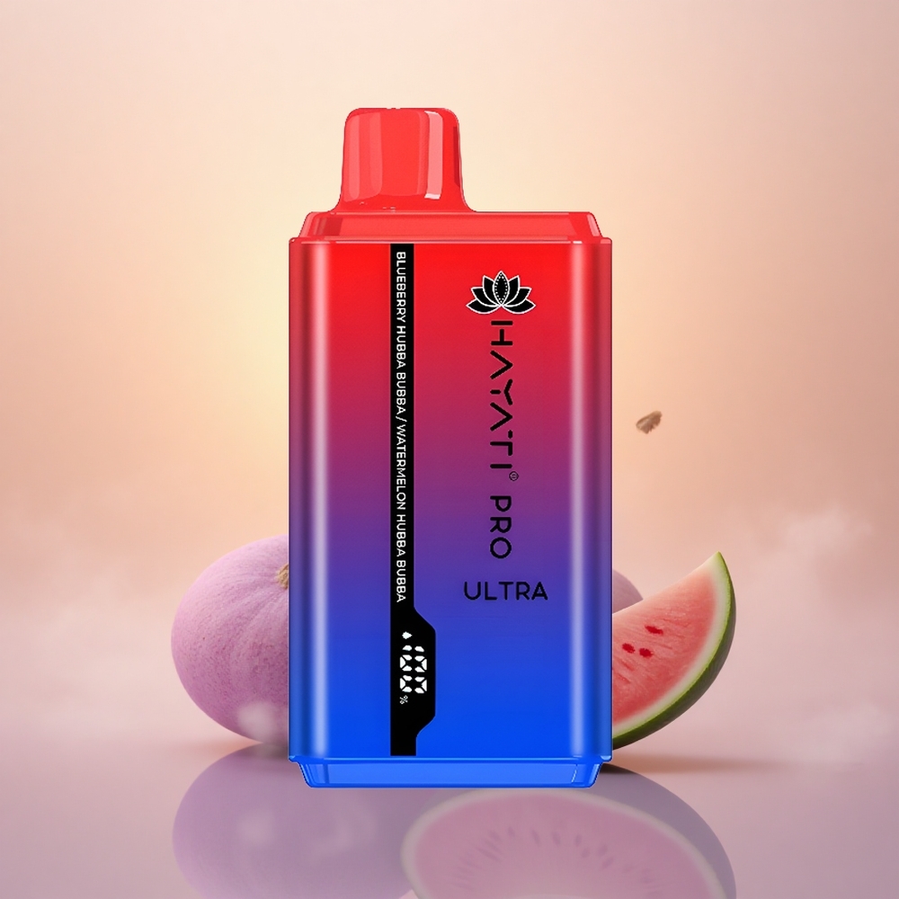 Hayati Pro Ultra 15000 Puffs Blueberry Bubba 15000 Puffs Watermelon Bubba