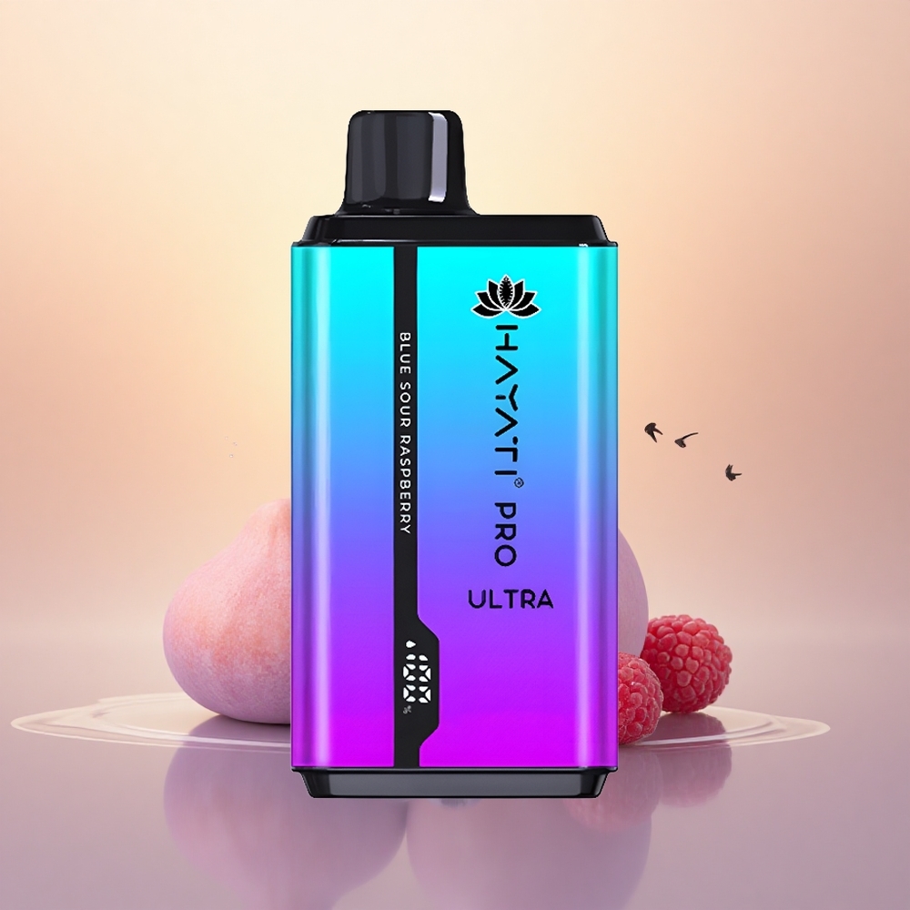 Hayati Pro Ultra 15000 Puffs Blueberry Raspberry Menthol Strawberry 850mAh 12ml 2%