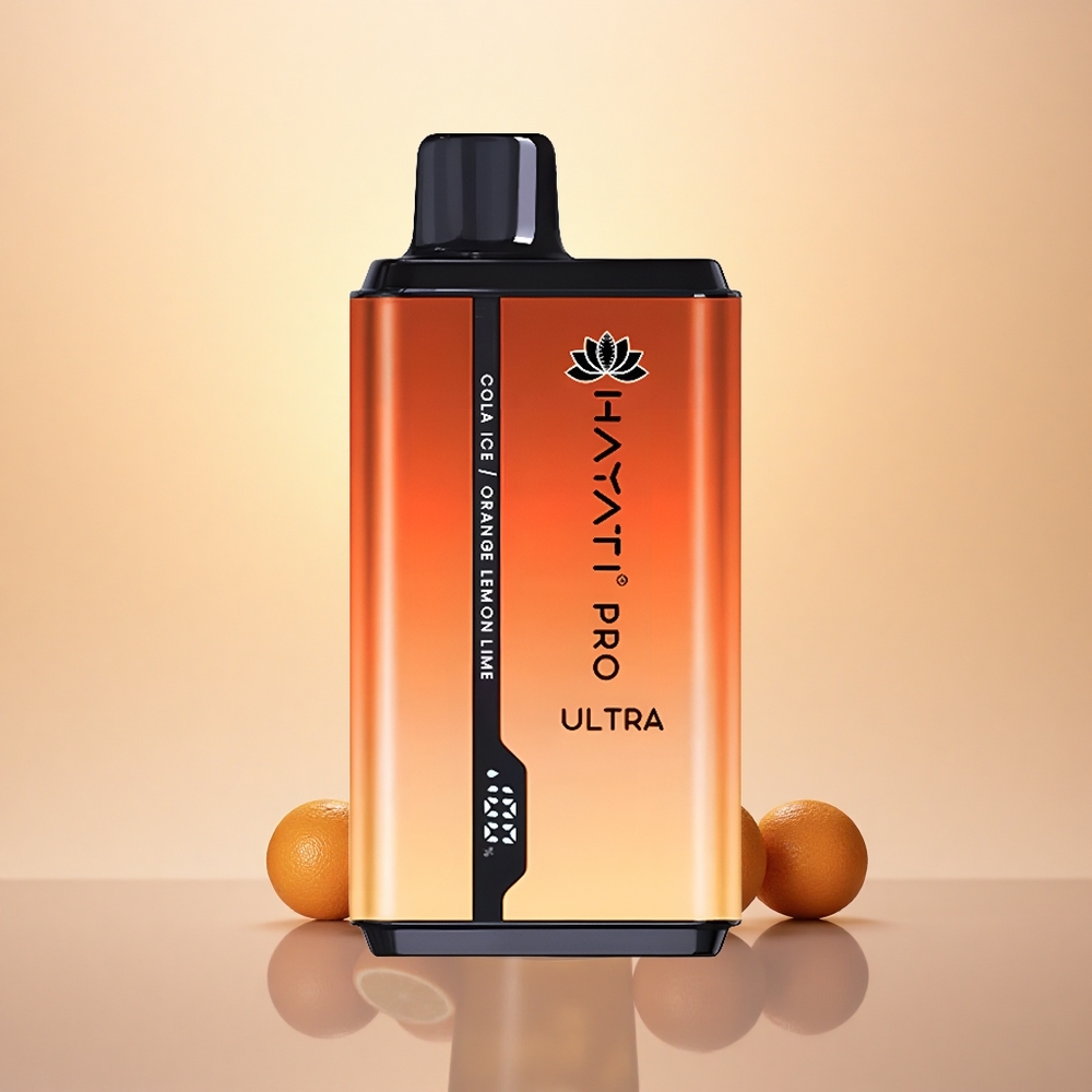 Hayati Pro Ultra 15000 Puffs Cola Ice Orange Lemon & Lime 850mAh 12ml