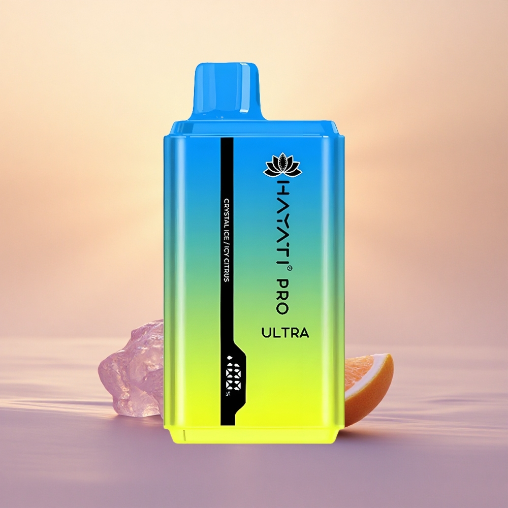 Hayati Pro Ultra 15000 Puffs Crystal Ice Icy Citrus 850mAh 24ml 2%