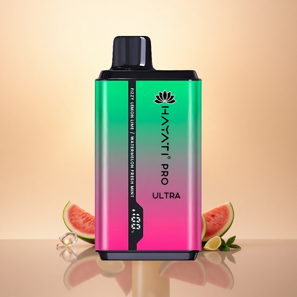 Hayati Pro Ultra 15000 Puffs Fresh Mint Watermelon Lemon Lime 15000