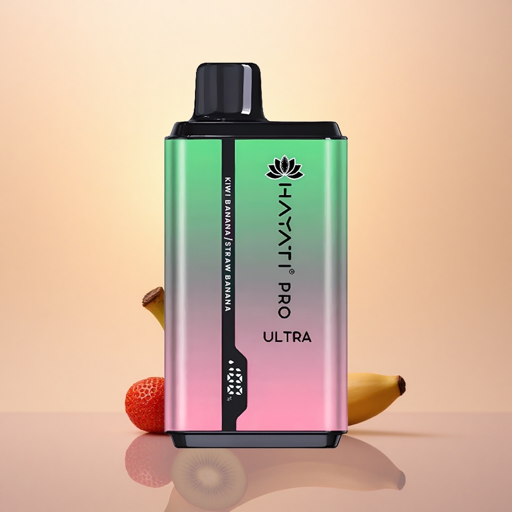 Hayati Pro Ultra 15000 Puffs Kiwi Banana Strawberry Banana 850mAh 24ml 2%