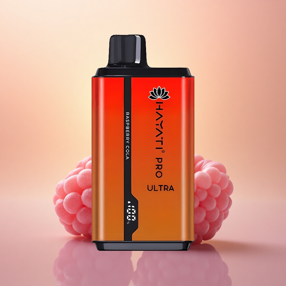 Hayati Pro Ultra 15000 Puffs Raspberry Cola 850mAh Dual 12ml