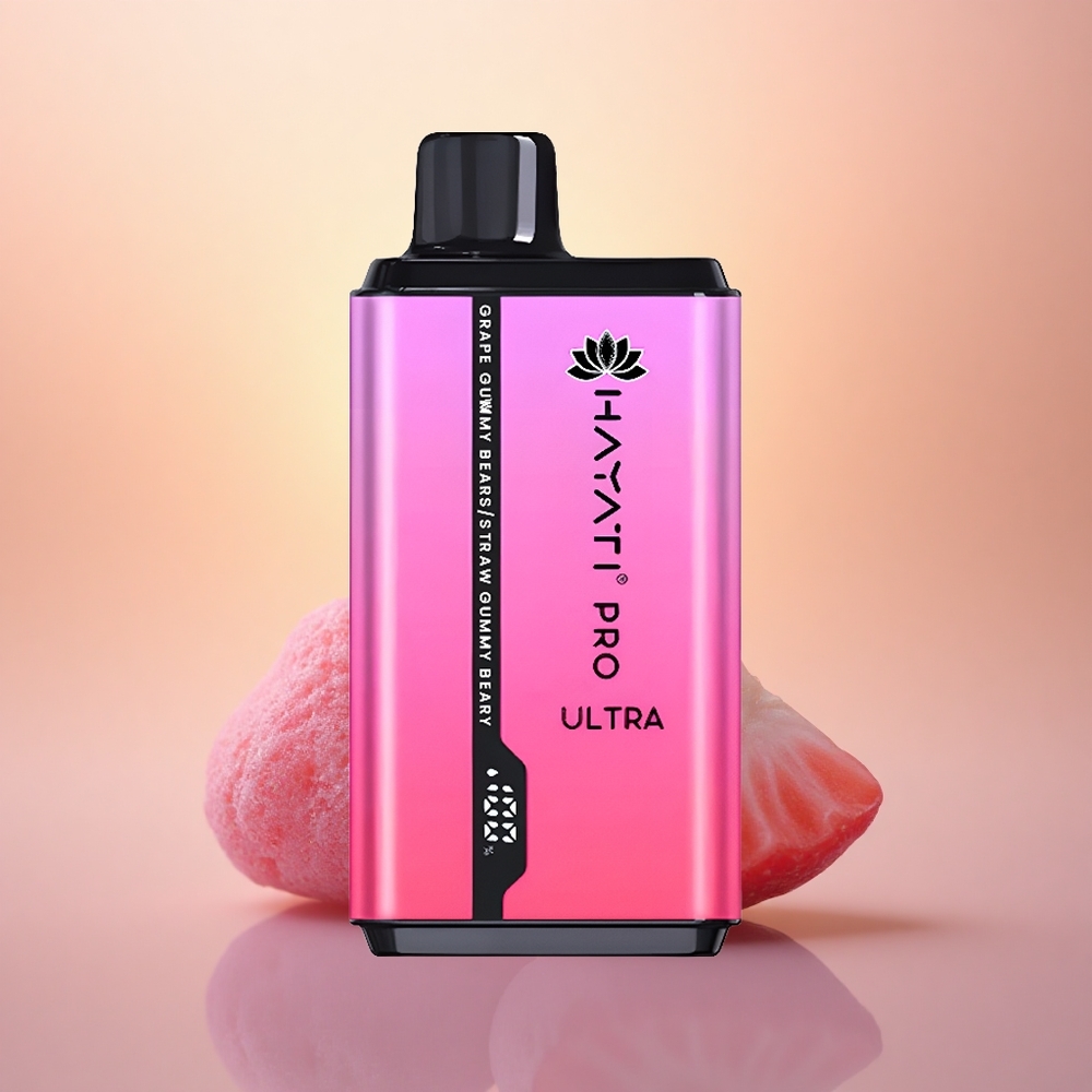 Hayati Pro Ultra 15000 Puffs Strawberry Gummy Bear 15000 Puffs