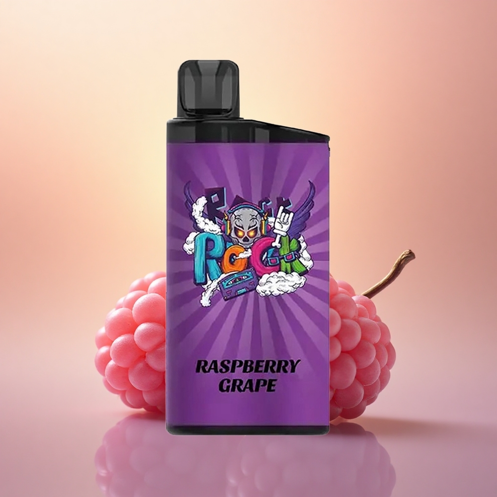 IGET Bar 3500 Puffs Raspberry Grape Mesh Coil 1400
