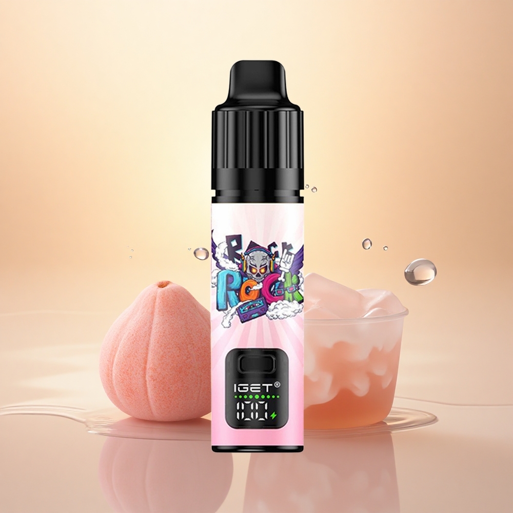 IGET BAR PLUS S3 POD 10000 Puffs Peach Lychee Lime Ice 5% Nicotine 18ml Mesh Coil