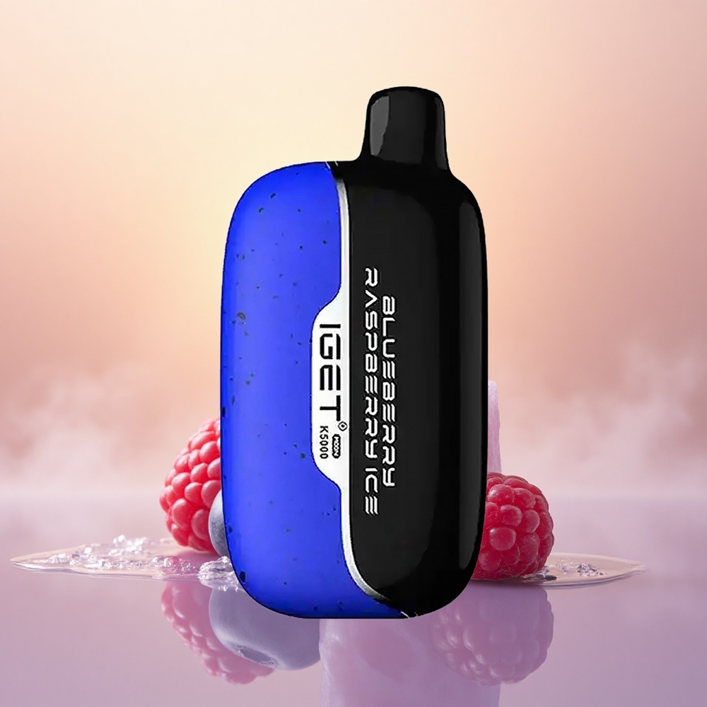 IGET Moon K5000 Puffs Blueberry Raspberry Ice Mesh Coil PC 81.5g