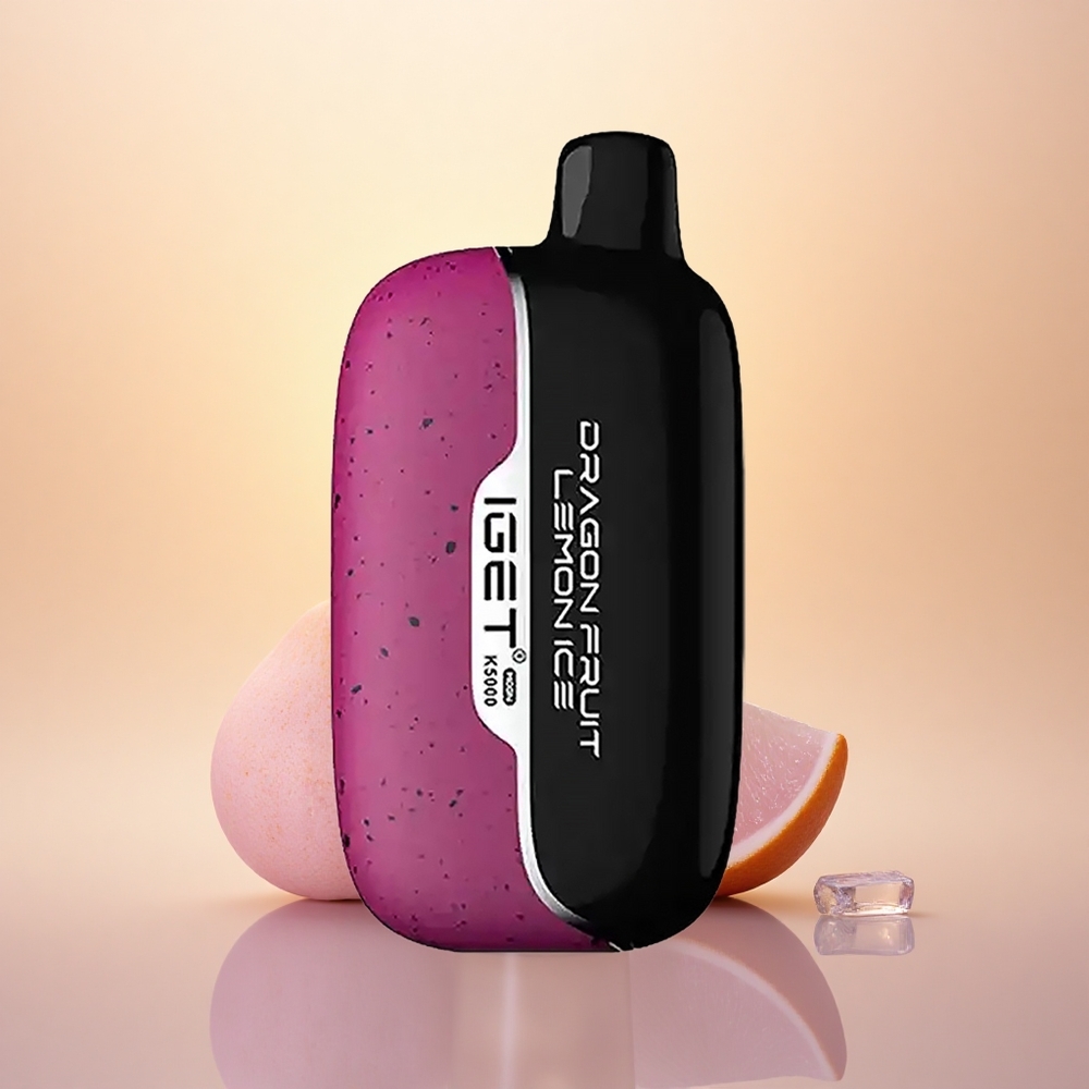 IGET Moon K5000 Puffs Dragon Fruit Lemon Ice 5000 Puffs PC Mesh