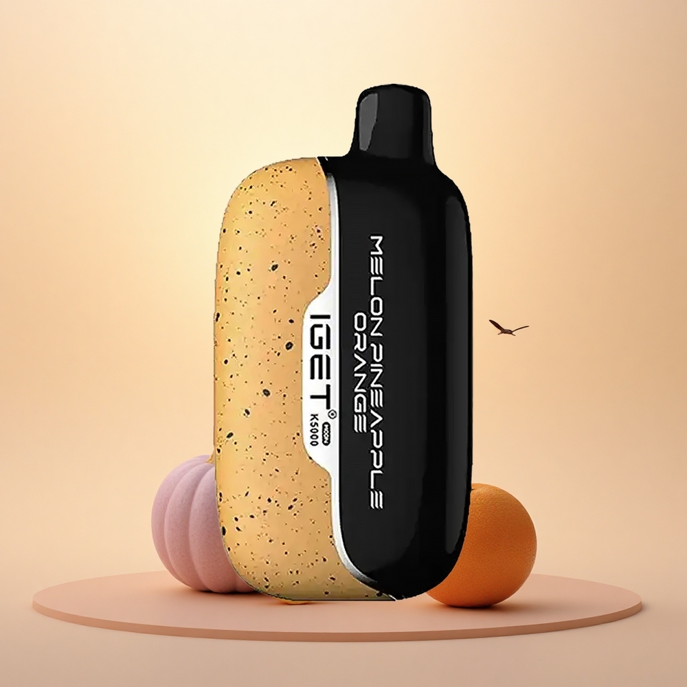 IGET Moon K5000 Puffs Melon Pineapple Orange PC Mesh 1.35 Ohm