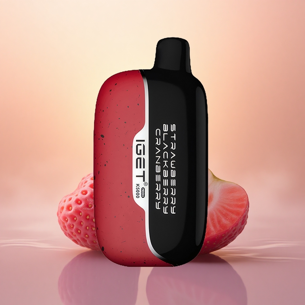 IGET Moon K5000 Puffs Strawberry Blackberry Cranberry Mesh 1.35 Ohm