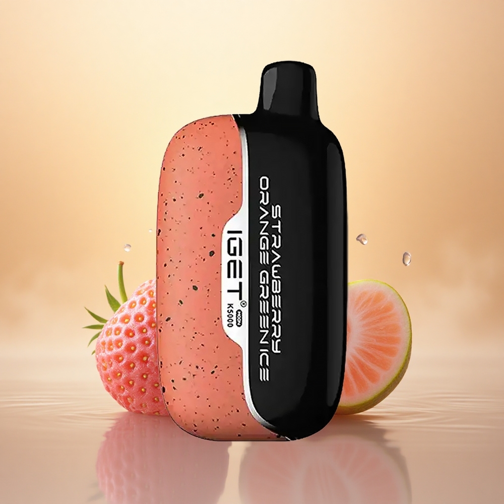 IGET Moon K5000 Puffs Strawberry Orange Green Ice PC Mesh 1.35 Ohm