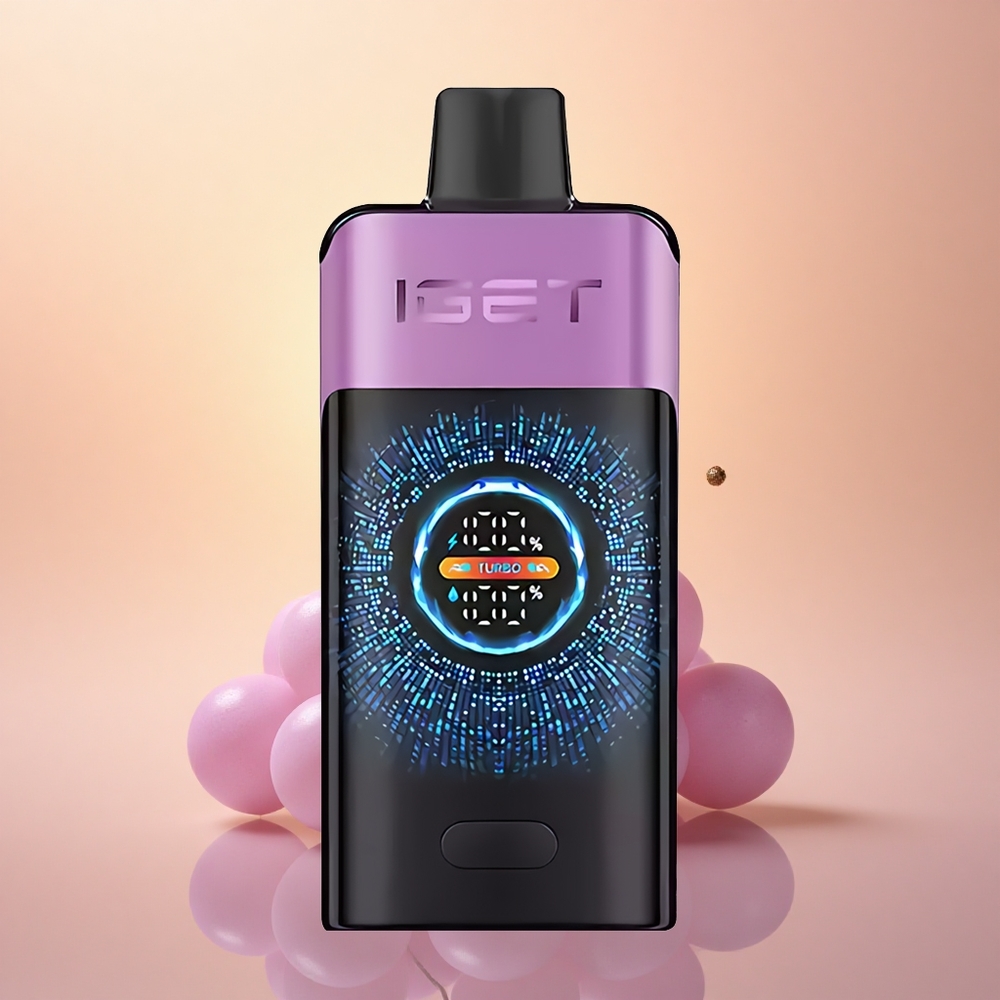 IGET ONE 12000 Puffs Chupa Chups Grape Turbo Dual Mesh