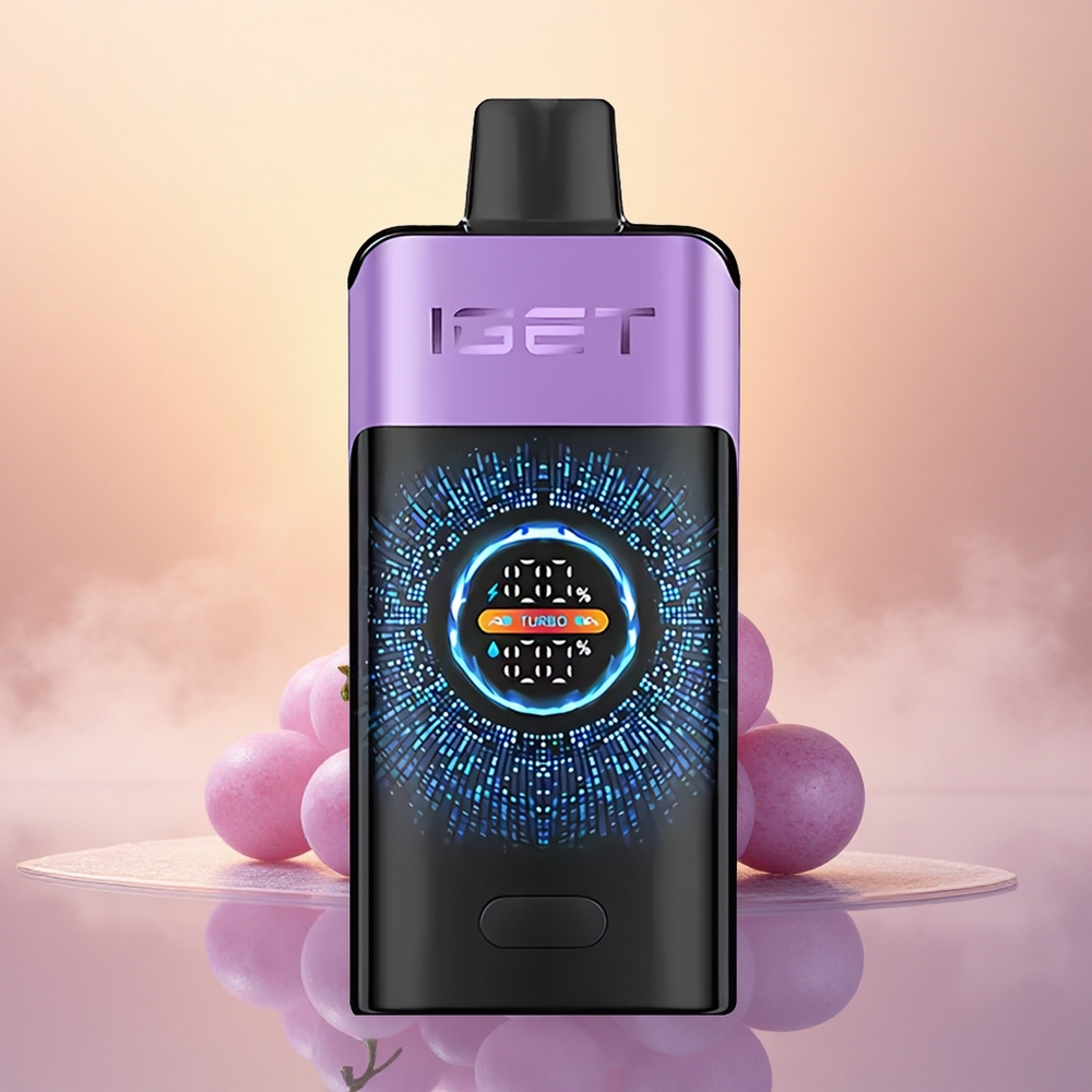 IGET ONE 12000 Puffs Grape Ice Dual Mesh Curve
