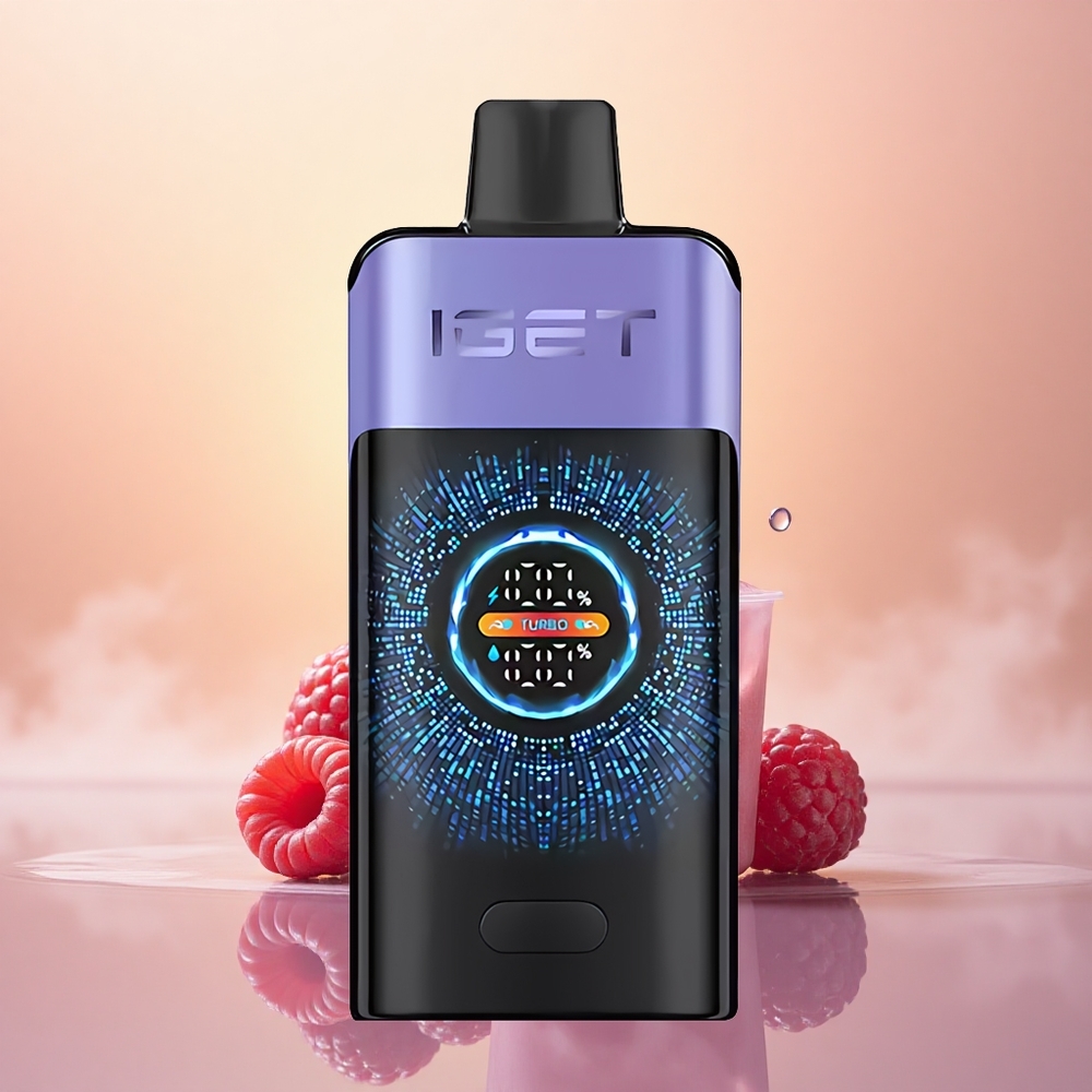 IGET ONE 12000 Puffs Raspberry Grape Ice Dual Mesh Screen
