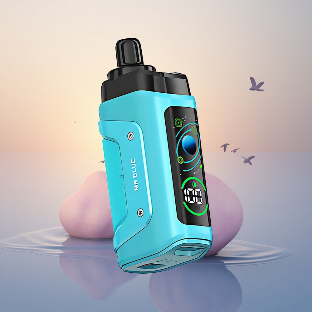 Razz Bar 45000 Puffs Blue Mesh Rechargeable 20mg
