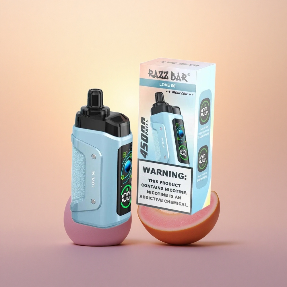 Razz Bar 45000 Puffs Love 66 Mesh Airflow