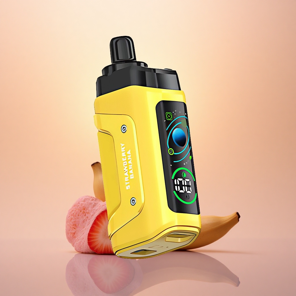 Razz Bar 45000 Puffs Strawberry Banana Mesh Airflow