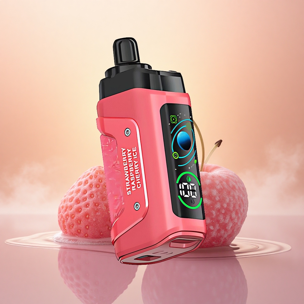 Razz Bar 45000 Puffs Strawberry Cherry Ice Mesh Adjustable Airflow