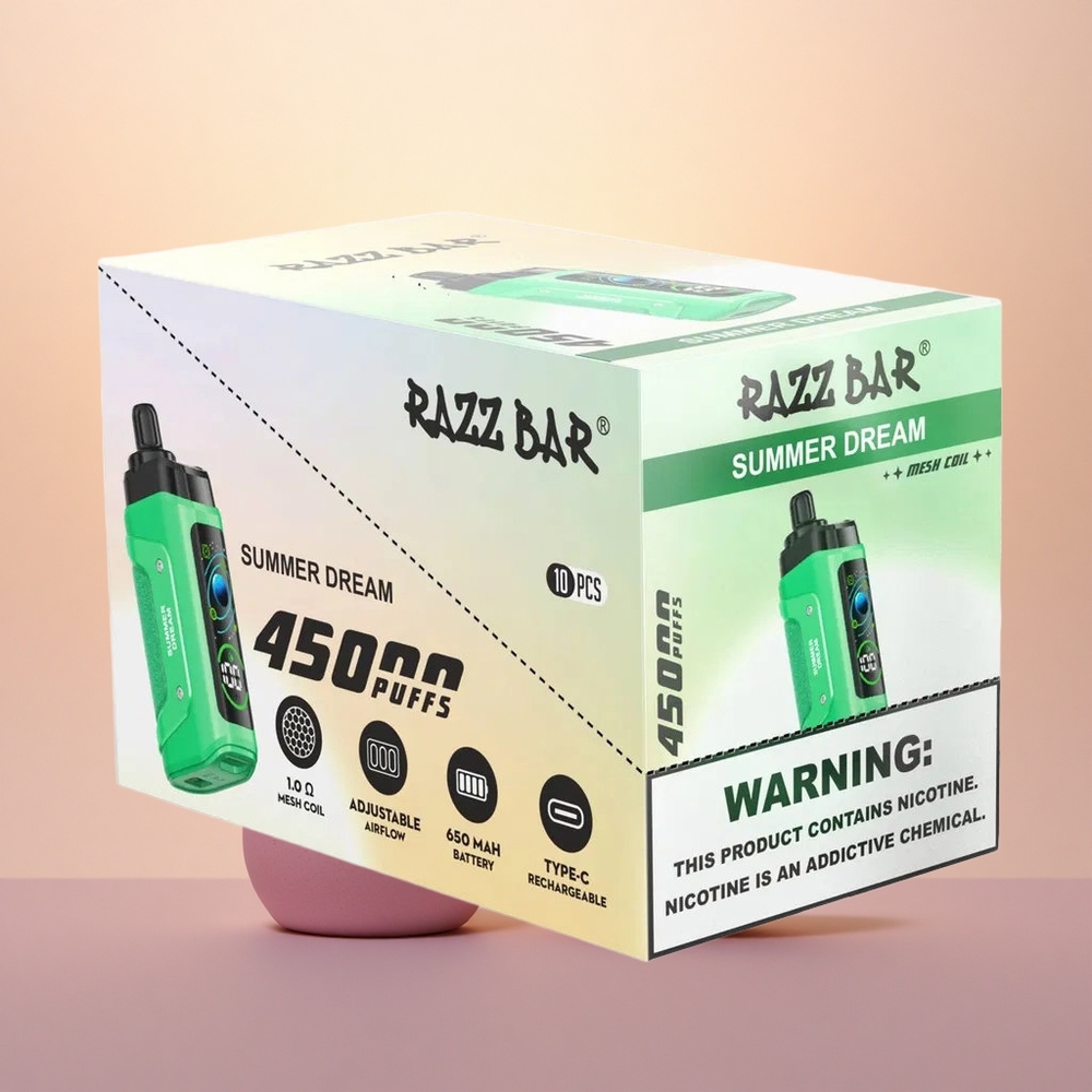 Razz Bar 45000 Puffs Summer Dream Mesh Airflow