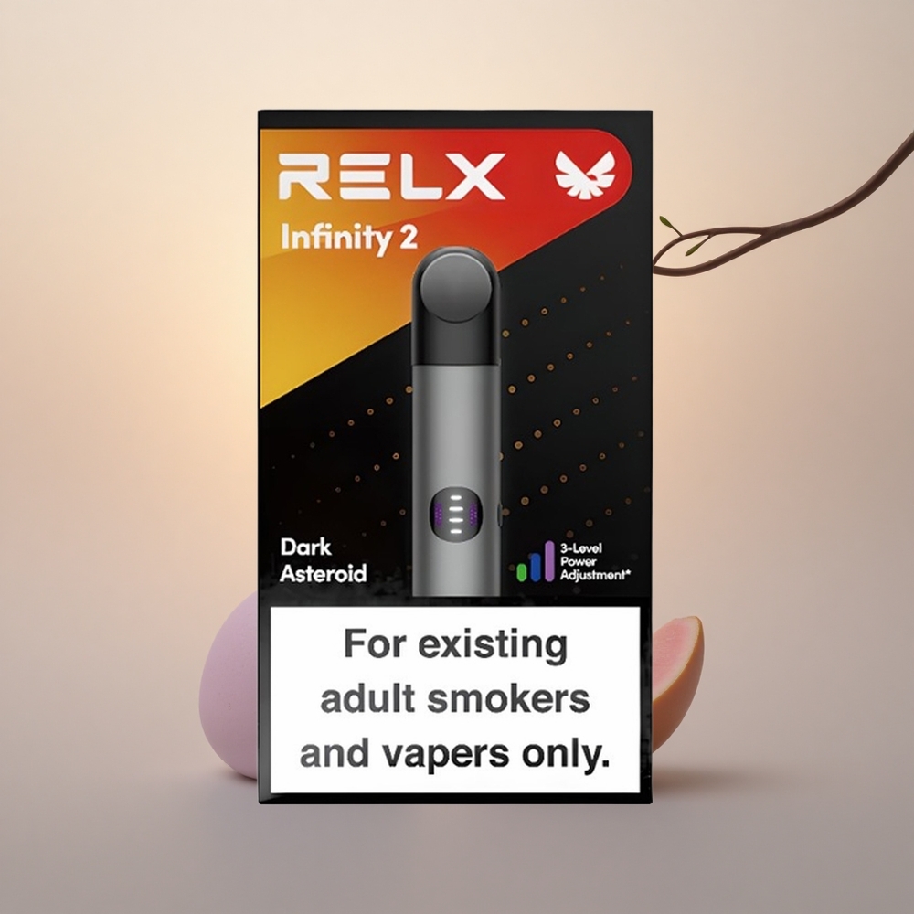 Relx Infinity 2 Vape Device Grey Metallic 440mAh USB-C