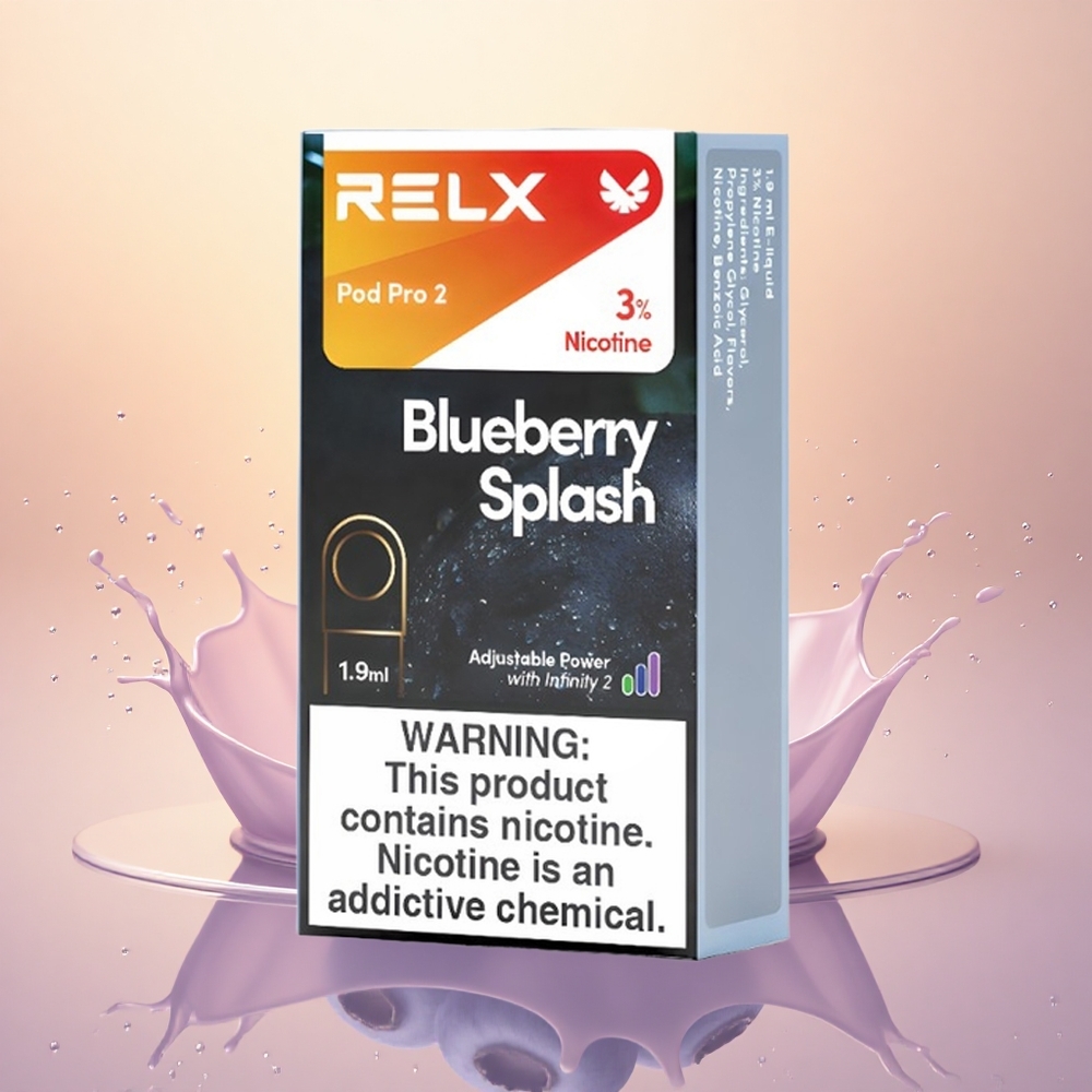 Relx Pod Pro 2 Vape Device Blueberry Splash 1.9ml Boost Pod