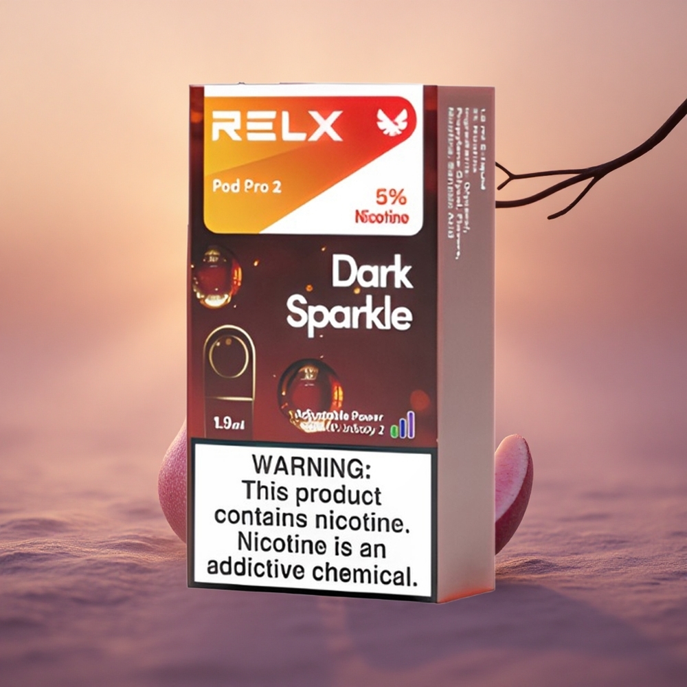 Relx Pod Pro 2 Vape Device Dark Sparkle 50mg/ml Pro 1.9ml Eco-Smooth-Boost 2/3 Pack