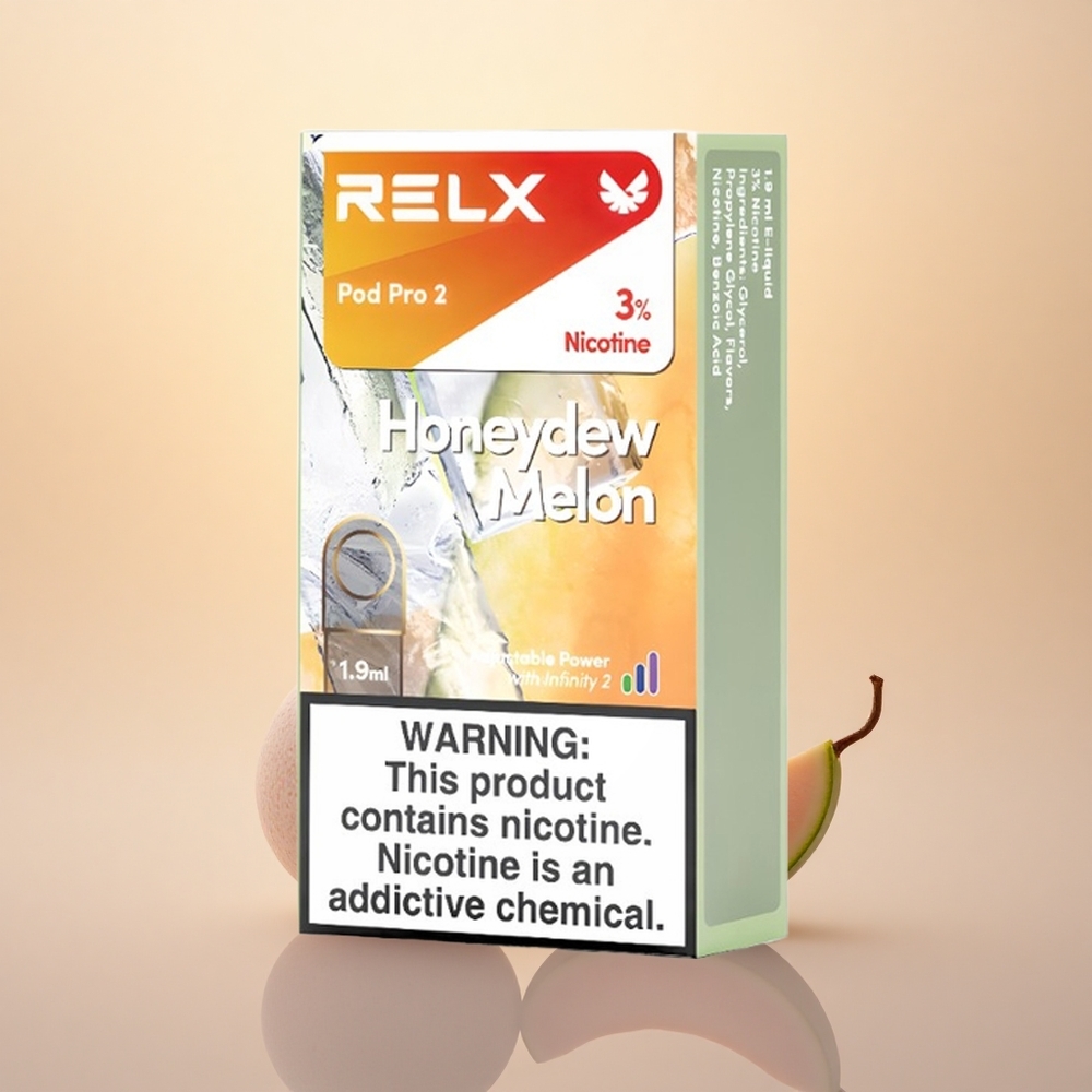 Relx Pod Pro 2 Vape Device Honeydew Melon 30mg/ml 1.9ml 3 Modes
