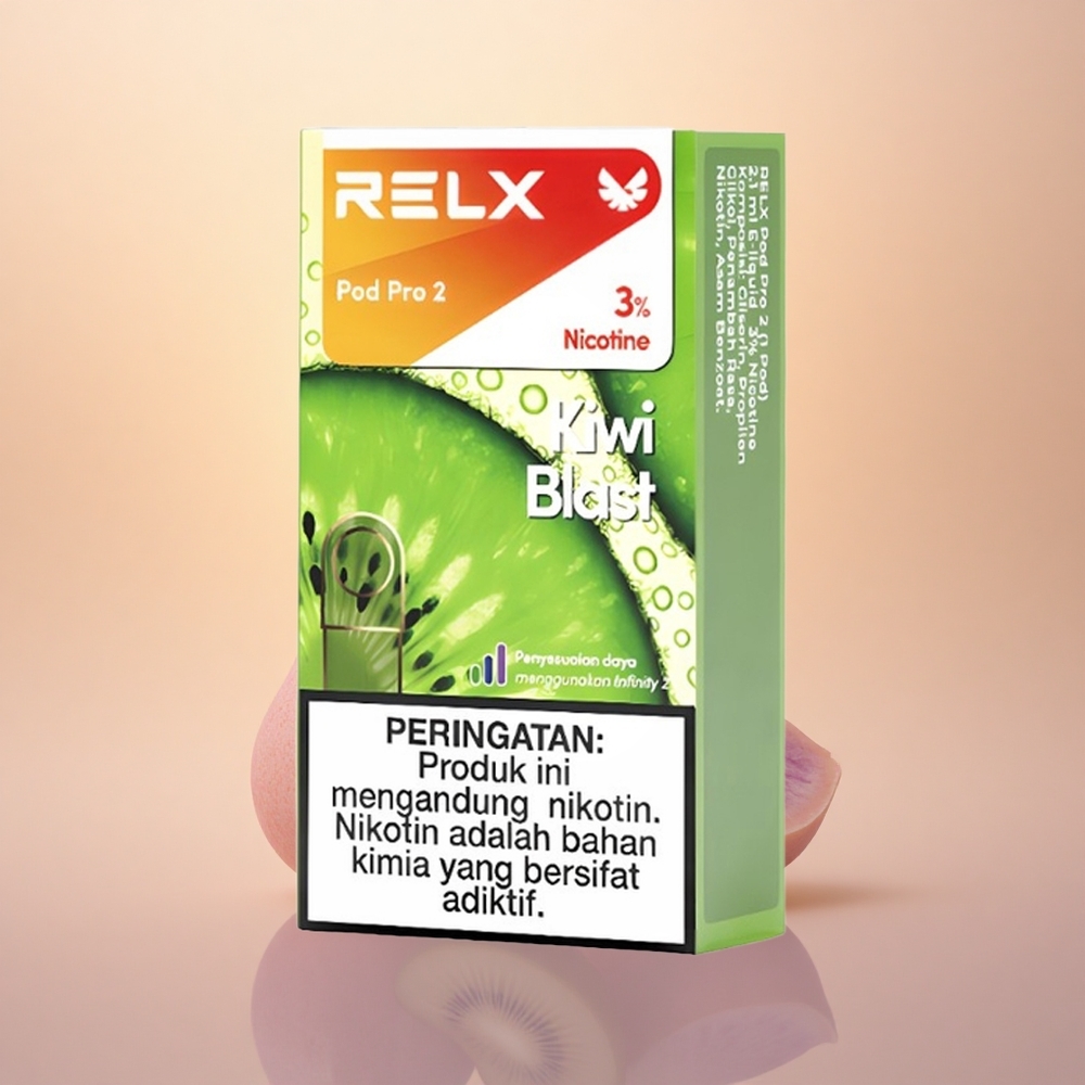 Relx Pod Pro 2 Vape Device Kiwi Voltage Blast 30mg/ml 1.9ml Eco Smooth Boost Pod