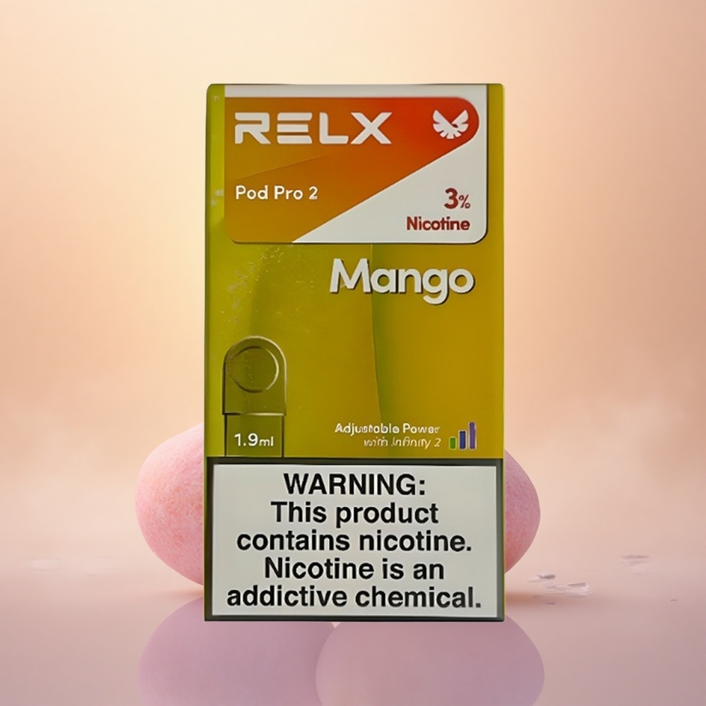 Relx Pod Pro 2 Vape Device Mango Ice 30mg/ml 1.9ml Boost Mode