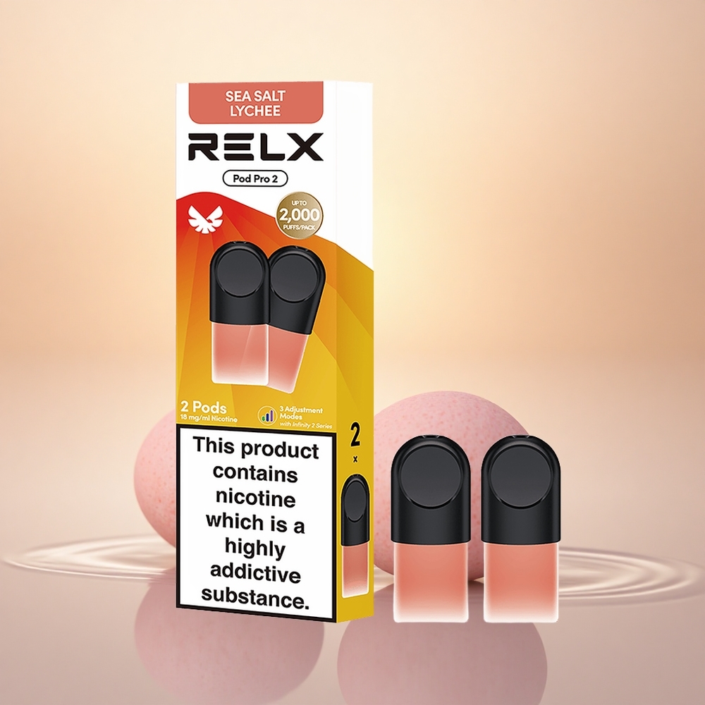Relx Pod Pro 2 Vape Device Sea Salt Lychee 1.9ml 3 Mode