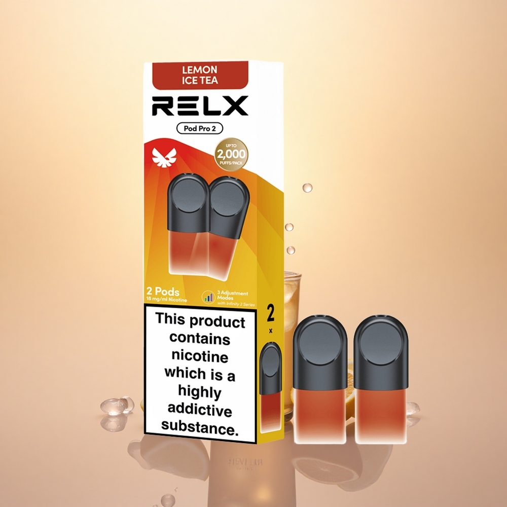 Relx Pod Pro 2 Vape Device Tea-Lemon Ice Tea 18mg/ml 1.9ml Smooth Mode