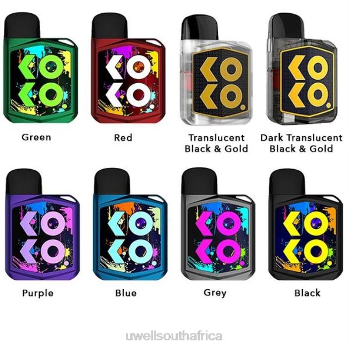 UWELL Cape Town - UWELL CALIBURN KOKO PRIME POD KIT 15W Grey X842T180