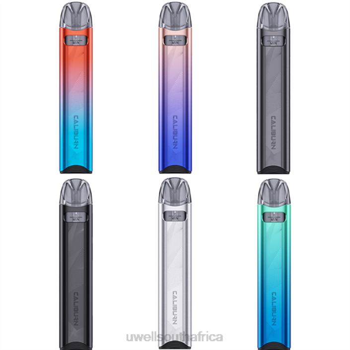 UWELL vape flavours - UWELL CALIBURN A3S KIT (POD SYSTEM) Space Grey X842T23