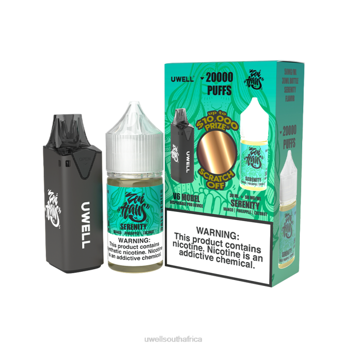 UWELL disposable review - UWELL V6 DISPOSABLE DEVICE + DADDY\'S VAPOR 30ML JUICE - COLLAB BUNDLE CLR: Red/FLV: Forbidden Berry 48mg X842T208