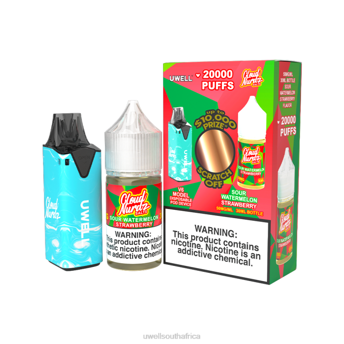 UWELL disposable review - UWELL V6 DISPOSABLE DEVICE + DADDY\'S VAPOR 30ML JUICE - COLLAB BUNDLE CLR: Red/FLV: Forbidden Berry 48mg X842T208