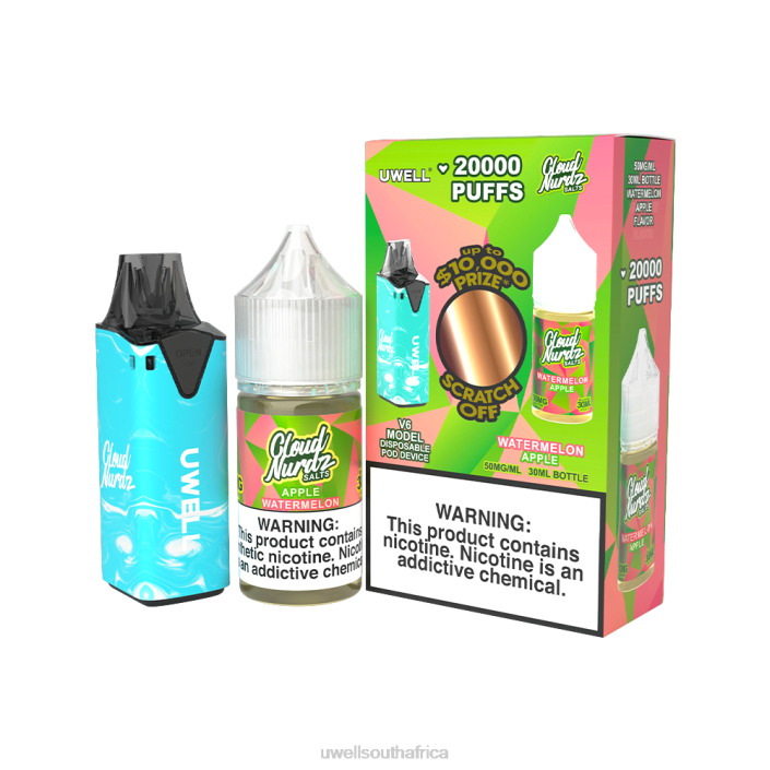UWELL disposable review - UWELL V6 DISPOSABLE DEVICE + DADDY\'S VAPOR 30ML JUICE - COLLAB BUNDLE CLR: Red/FLV: Forbidden Berry 48mg X842T208