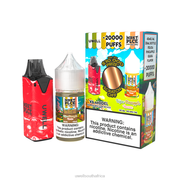 UWELL disposable review - UWELL V6 DISPOSABLE DEVICE + DADDY\'S VAPOR 30ML JUICE - COLLAB BUNDLE CLR: Red/FLV: Forbidden Berry 48mg X842T208